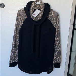 Cowl neck sweater